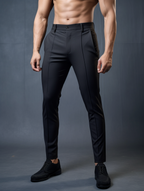 Slim fit kalhoty bez pomačkání