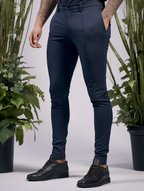 Slim fit kalhoty bez pomačkání