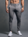 Slim fit kalhoty bez pomačkání