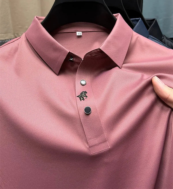 Veneto Classic: žerzejová polo košile Muscle Fit, odolná proti pomačkání